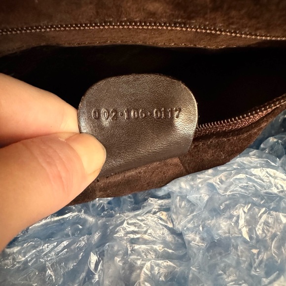 💎 Authentic Gucci GG quilted leather shoulder bag chocolate brown - Picture 12 of 14